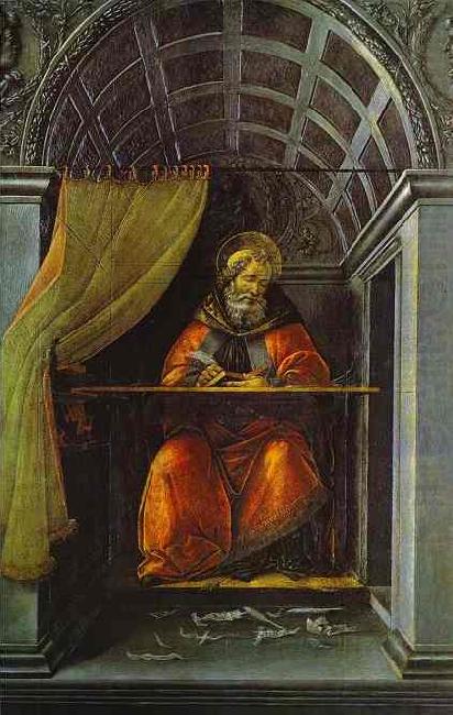 Sandro Botticelli St. Augustine in Cell china oil painting image